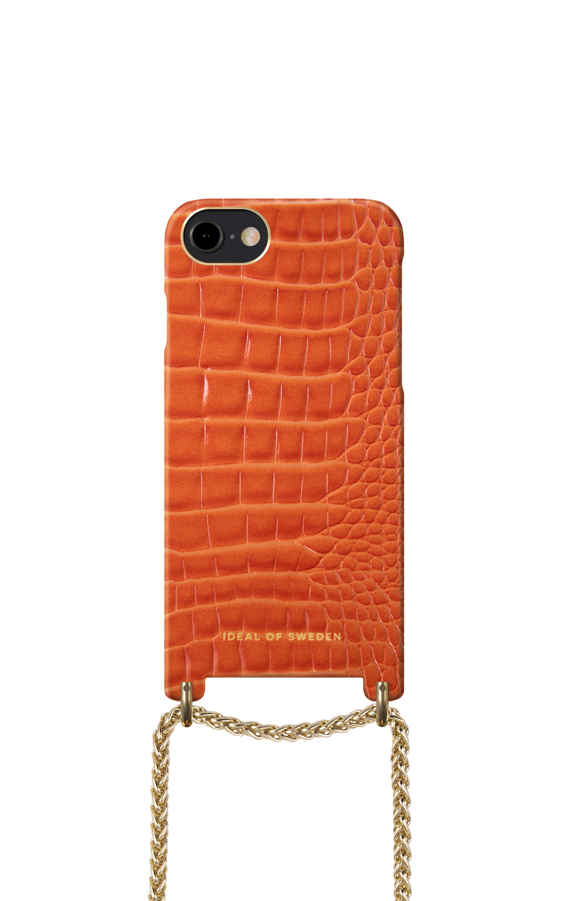 iDeal of Sweden Lilou Necklace Case Orange Croco iPhone8/7/6/6S/SE – image 3