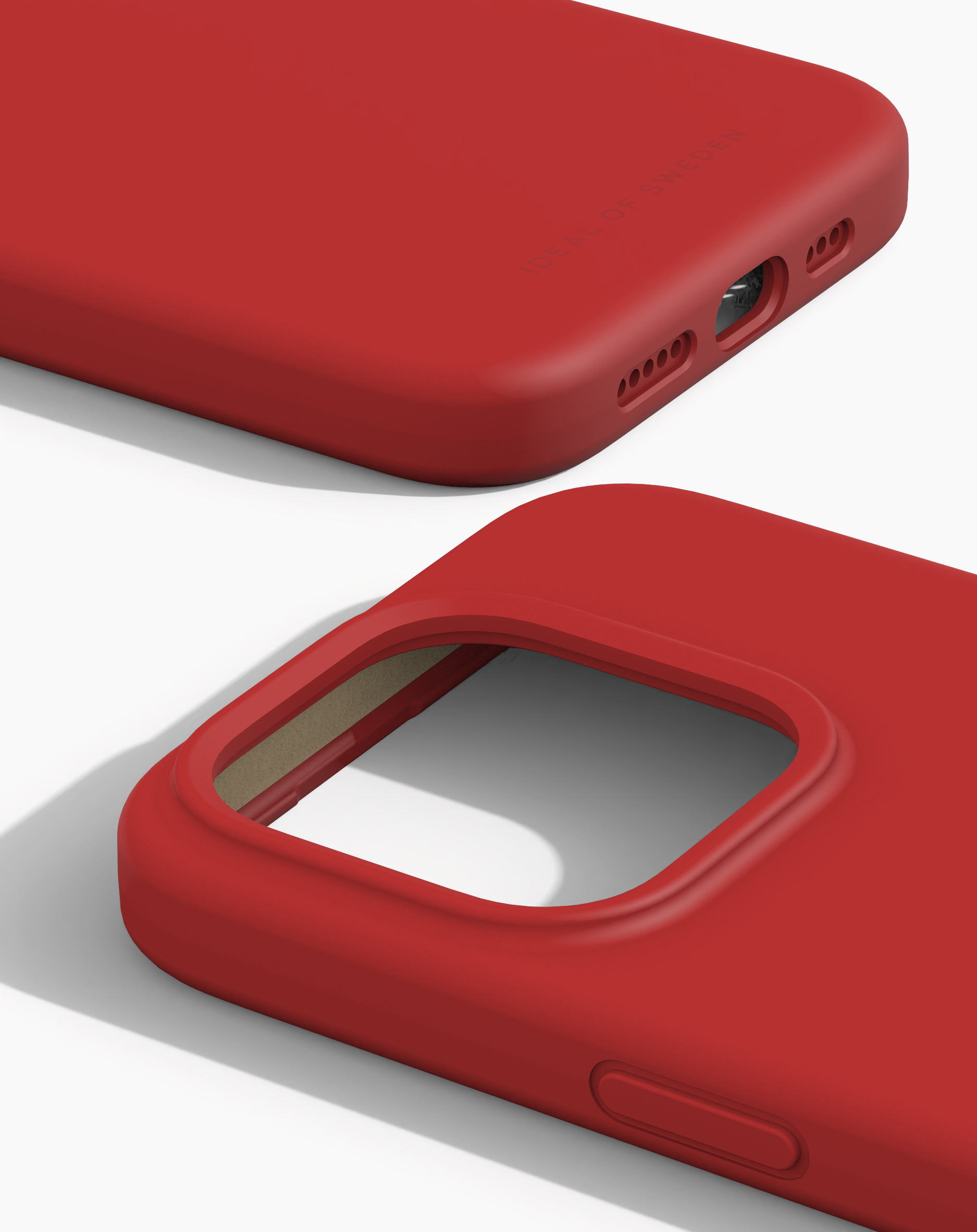iDeal of Sweden Silicone Case iPhone 15 Pro Red – image 2