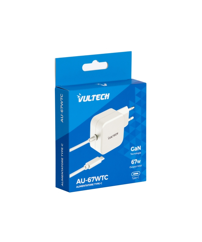 Vultech AU-67WTC mobile device charger Universal White AC Fast charging Indoor – image 4