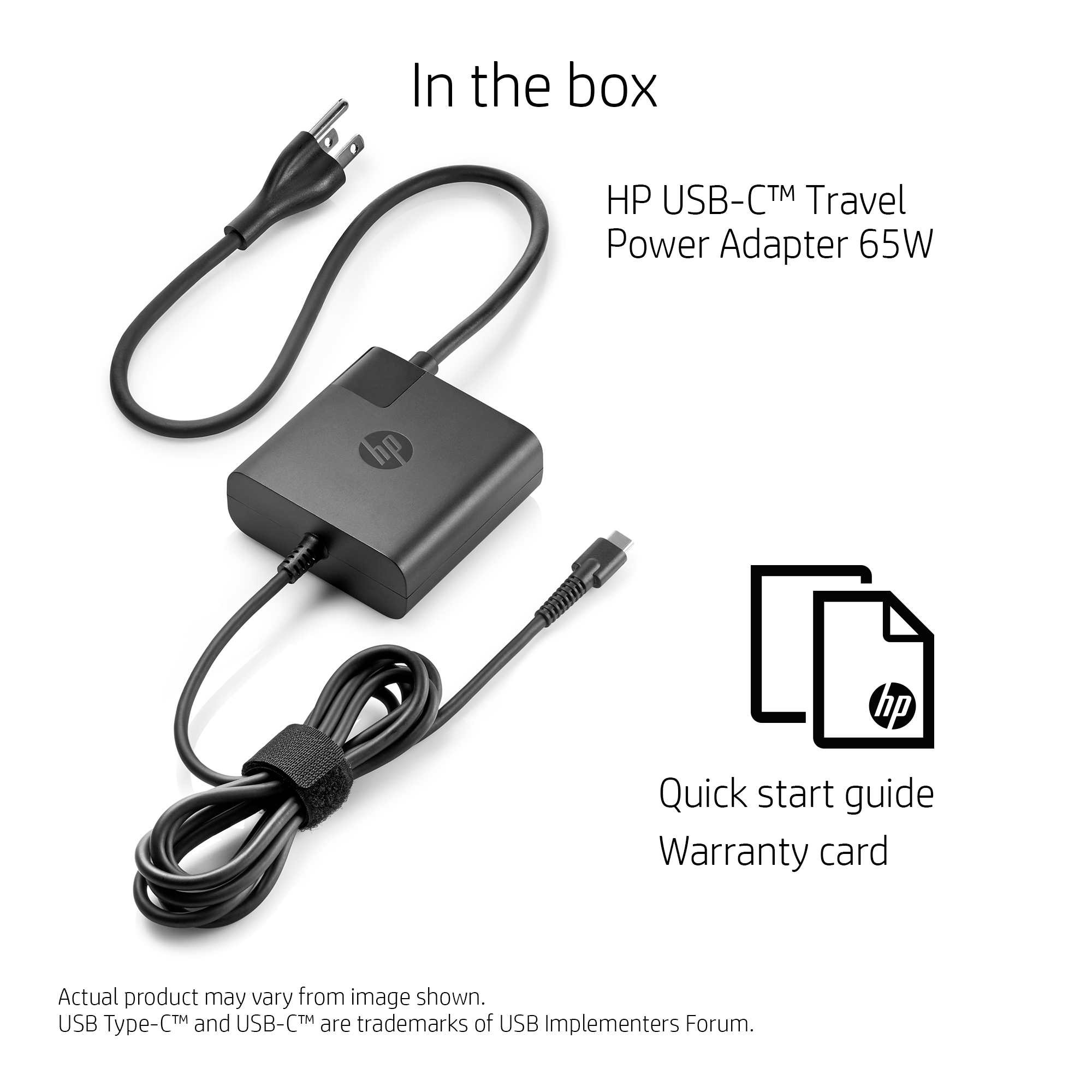 HP USB-C Travel Power Adapter 65W – image 2