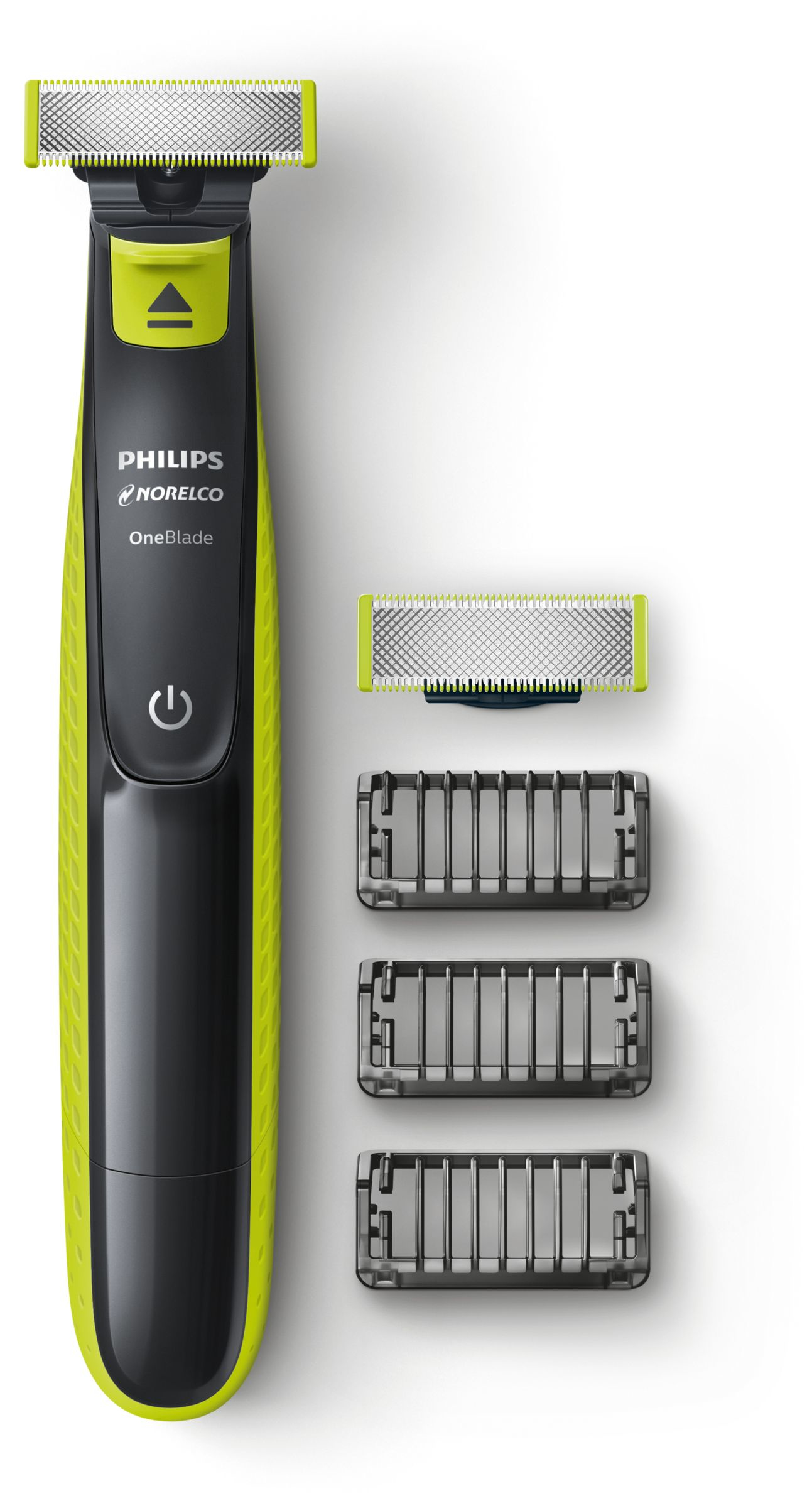 Philips Norelco OneBlade QP2520/72 men's shaver Foil shaver Trimmer Charcoal, Lime