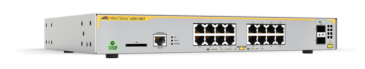 Allied Telesis AT-X230-18GT-30 network switch Managed L3 Gigabit Ethernet (10/100/1000) Grey
