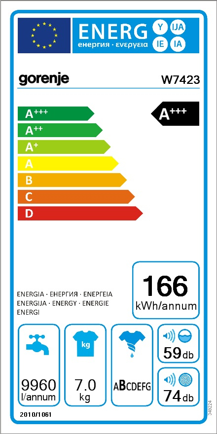 Gorenje W7423 washing machine Front-load – image 2
