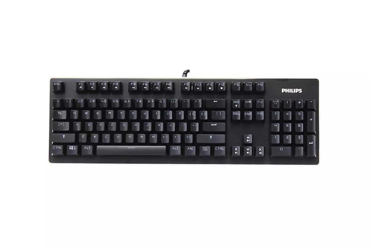 Philips SPK8801BQS/93 keyboard Gaming USB QWERTY Black