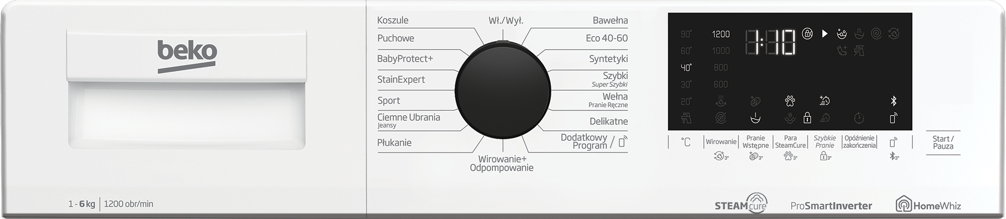 Beko WUE6624XBWS washing machine Front-load – image 5