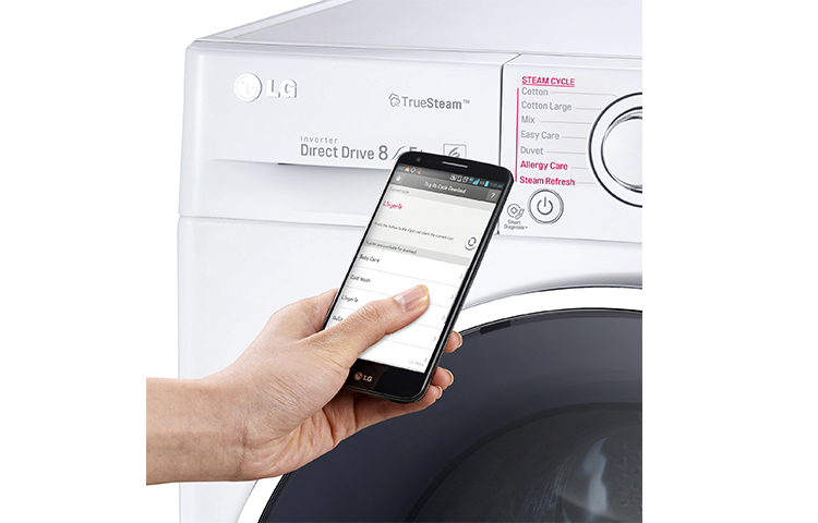 LG FH4U2TDH1N washer dryer Freestanding Front-load White, Silver – image 3
