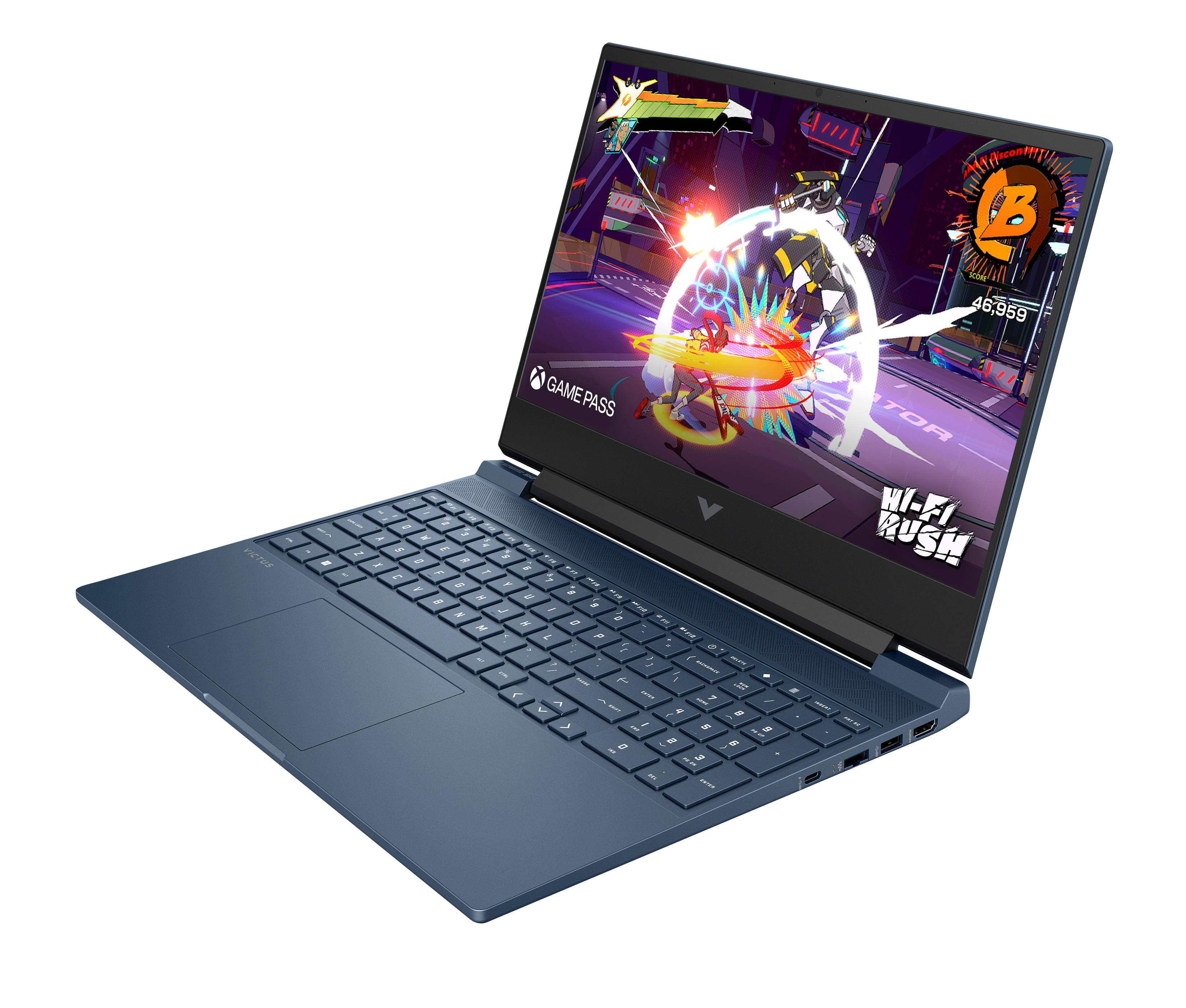 Portátil gaming - HP Victus 15-fa2024ns, 15.6" FHD, Intel® Core™ i7-13620H, 16GB RAM, 512GB SSD, GeForce RTX™ 4050, Sin sistema operativo, Azul - imagen 9