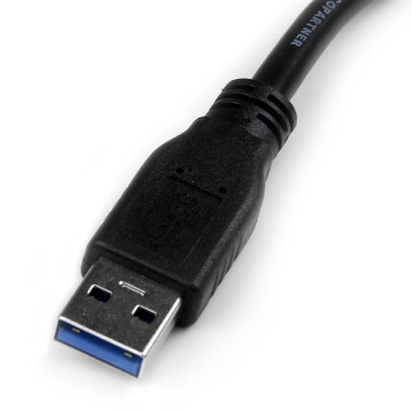 StarTech.com 2 Port USB 3.0 Hub - SuperSpeed Compact Black – image 3