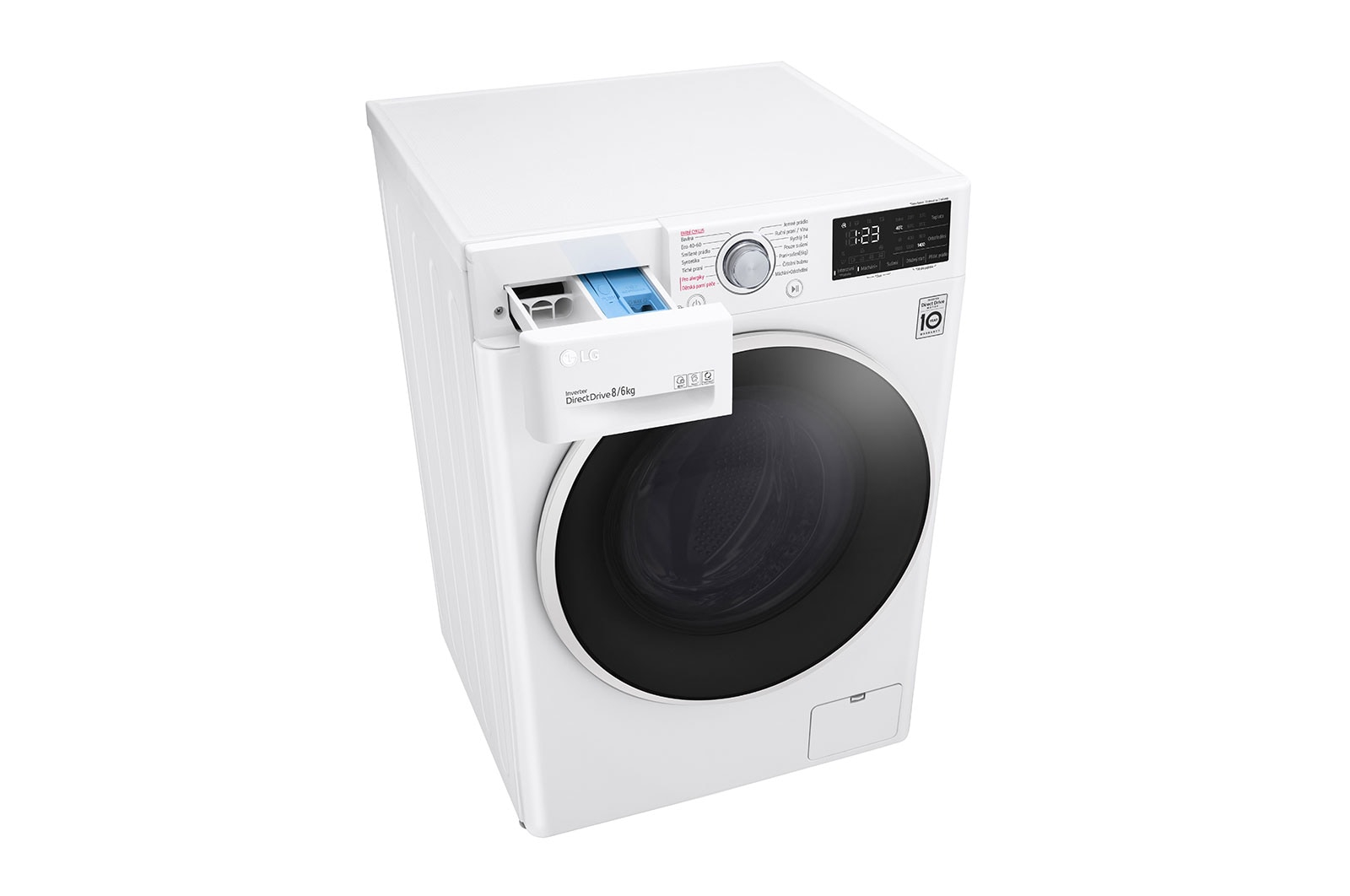 LG F84DV3UTNWT washer dryer Freestanding Front-load White – image 7