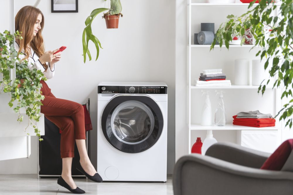 Hoover H-WASH&DRY 500 HDPD4149AMBC/1-S washer dryer Freestanding Front-load White – image 9