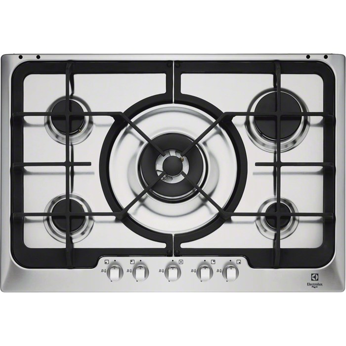 Electrolux PX780UOV hob Black, Stainless steel Built-in Gas 5 zone(s)