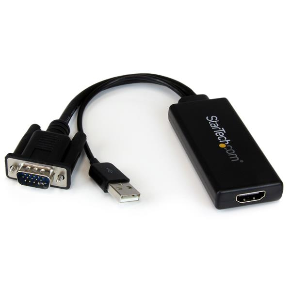 StarTech.com Adaptateur VGA vers HDMI avec audio USB et alimentation USB