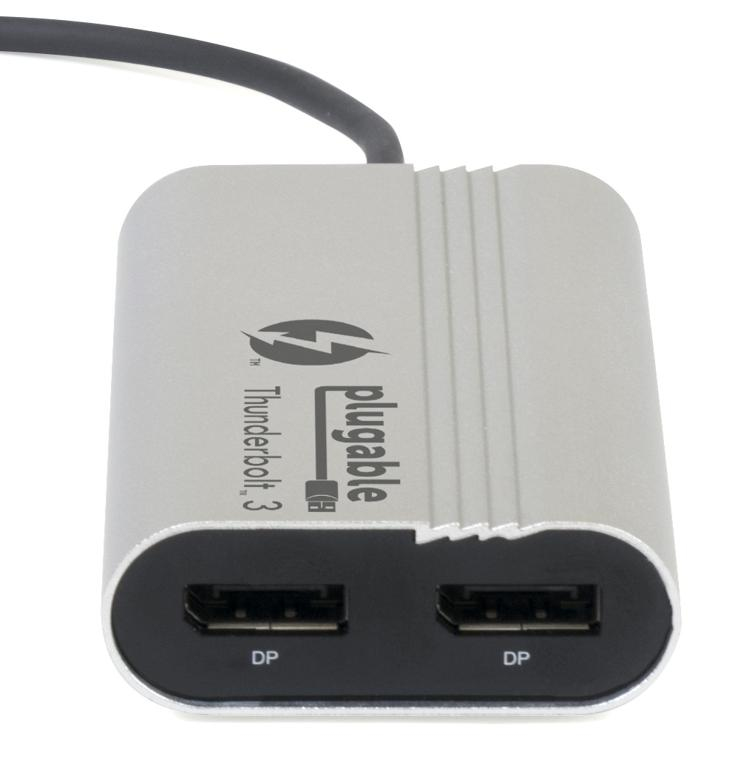 Plugable Technologies TBT3-DP2X USB graphics adapter – image 3