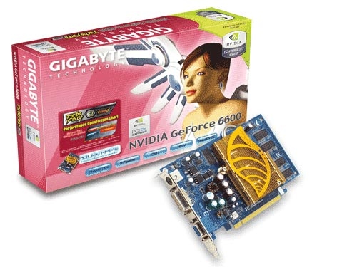 GIGABYTE GV-NX66256DP graphics card NVIDIA GDDR