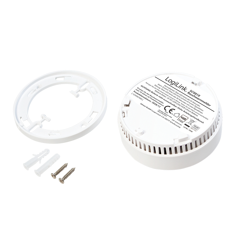 LogiLink SC0010 smoke detector Photoelectrical reflection detector Wireless – image 3