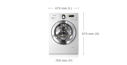 Samsung WF1704WPC washing machine Front-load – image 2