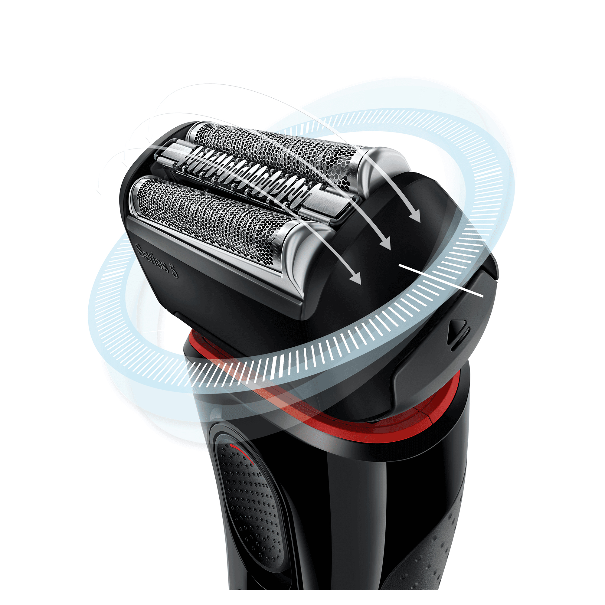 Braun 81615572 men's shaver Foil shaver Trimmer Black, Red – image 5