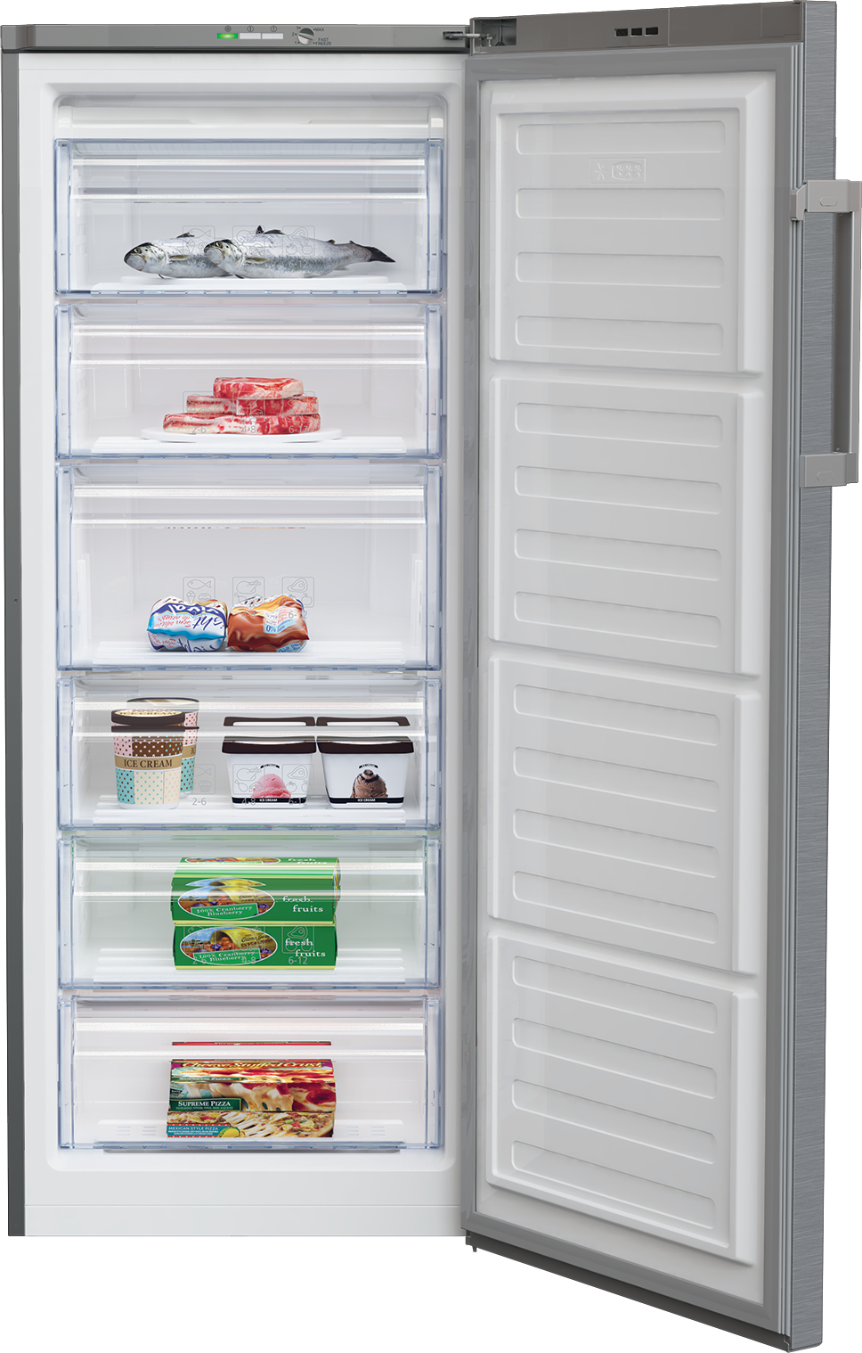 Beko RFSA240M33XBN freezer Upright freezer Freestanding – image 3