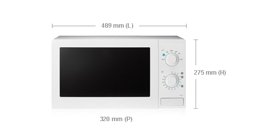 Samsung MW71B microwave White – image 3