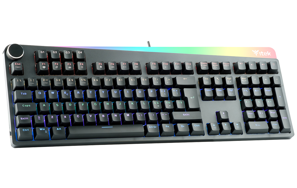 itek X31 keyboard Gaming USB Italian Black – image 3