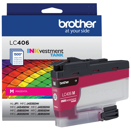 Brother LC406MS ink cartridge 1 pc(s) Original Standard Yield Magenta