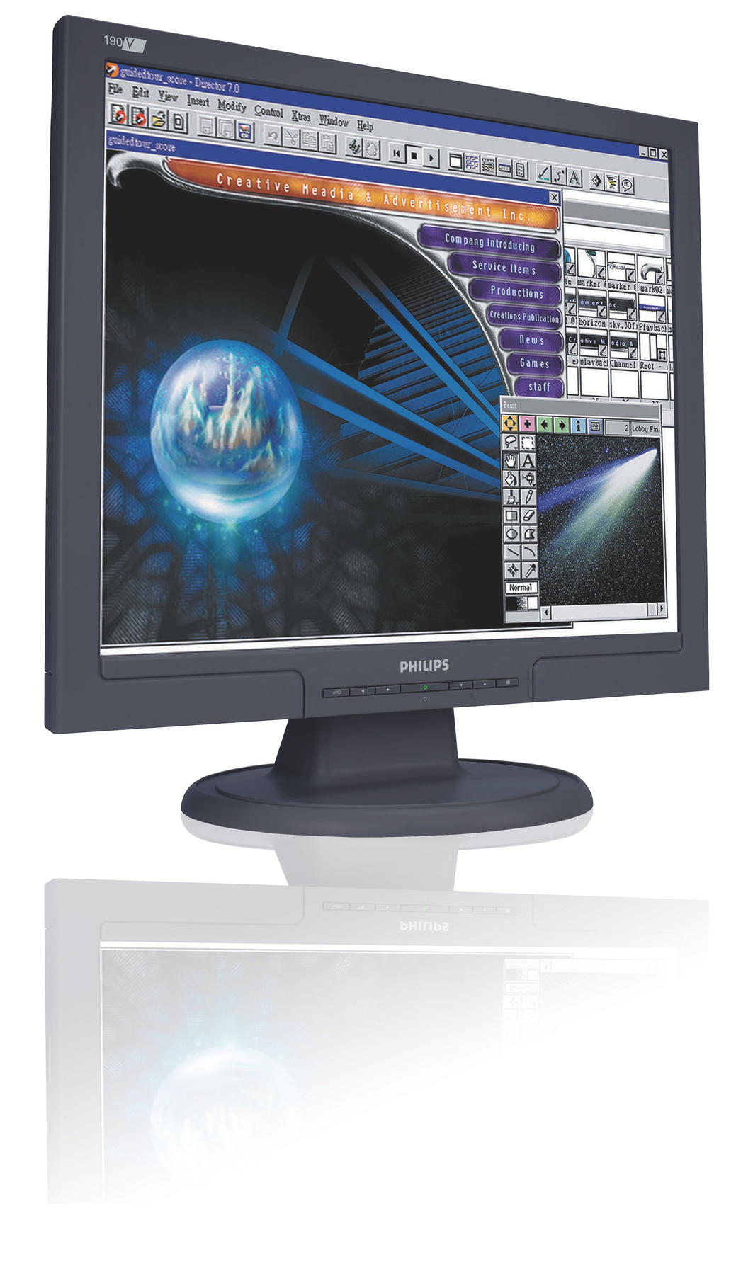 Philips 190V7FB 19" SXGA LCD monitor