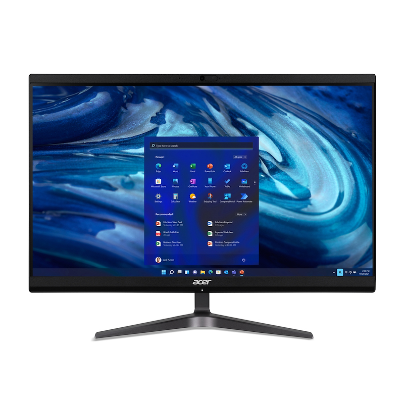 Acer Veriton Z2514G Intel® Core™ i5 i5-1335U 60.5 cm (23.8″) 1920 x 1080 pixels All-in-One PC 8 GB DDR4-SDRAM 256 GB SSD Windows 11 Pro Wi-Fi 6 (802.11ax) Black image 2