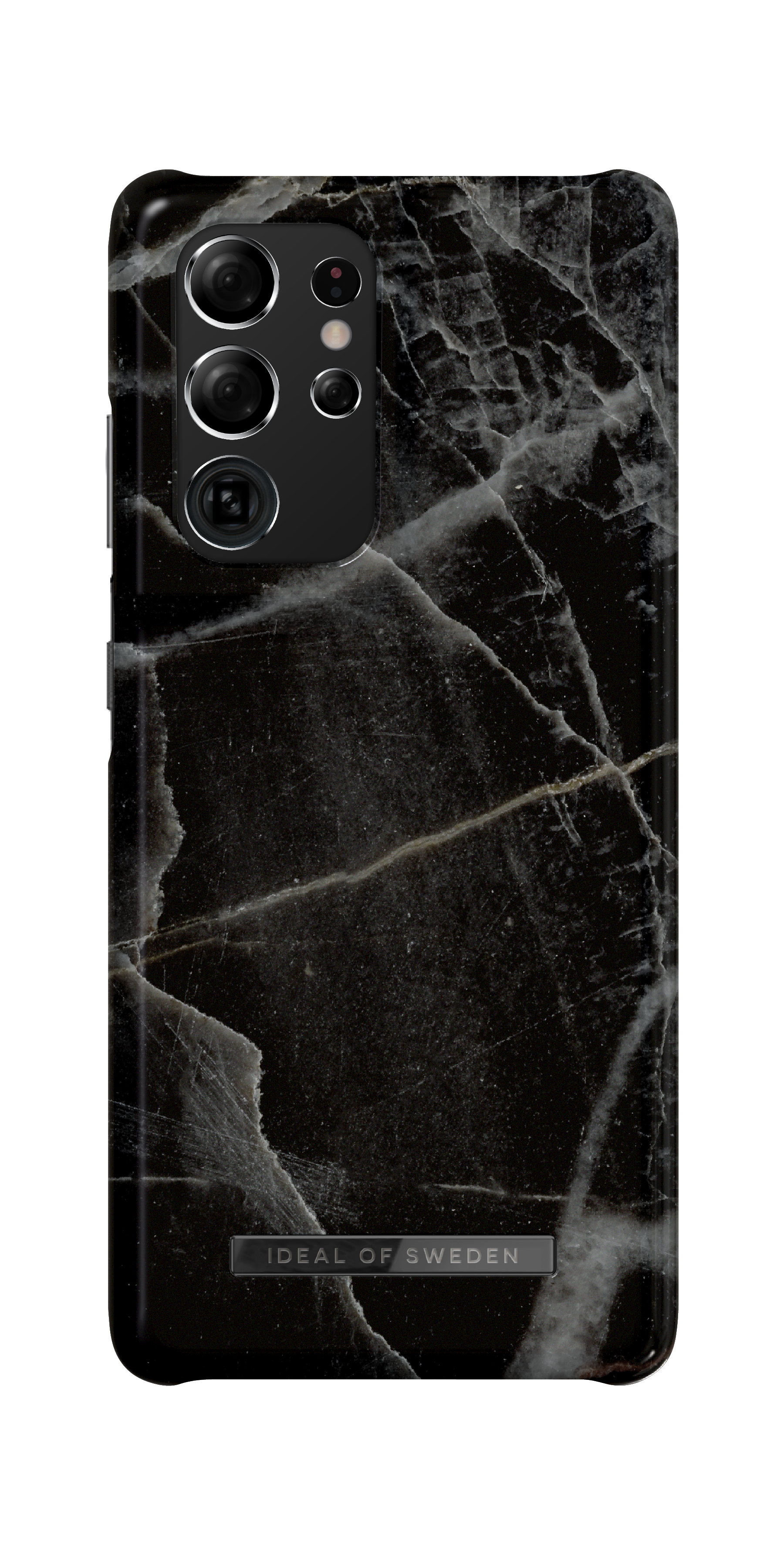iDeal of Sweden Printed Case Galaxy S21 Ultra Black Thunder Marble – image 3