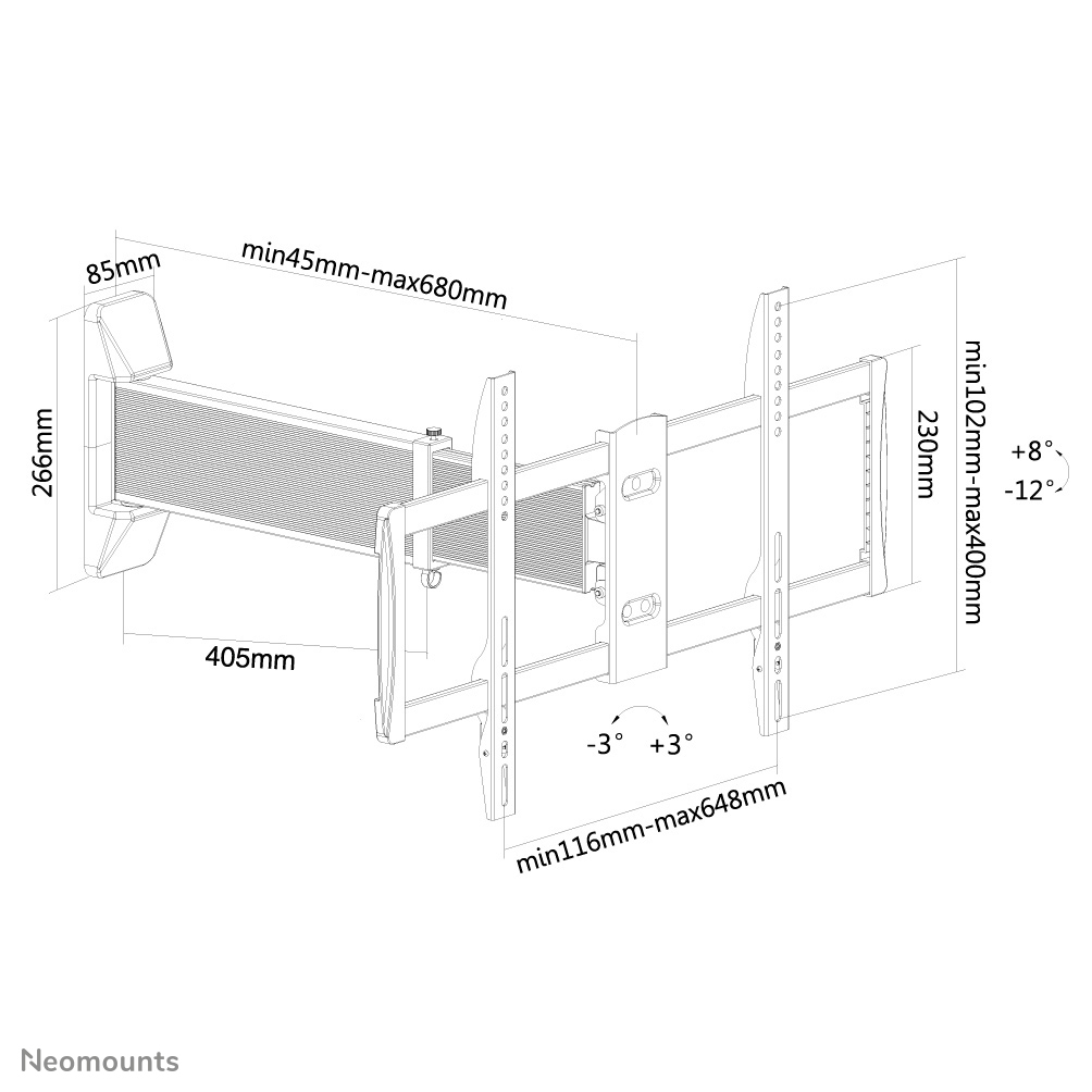 Neomounts tv wall mount – image 3