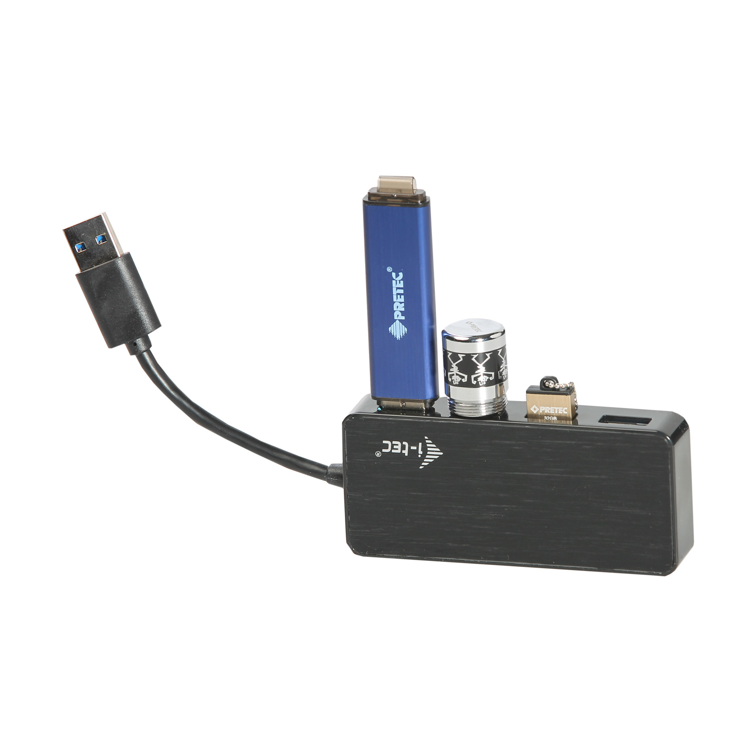 i-tec U3HUB444 mobile device charger Mobile phone, MP3 Black USB Indoor