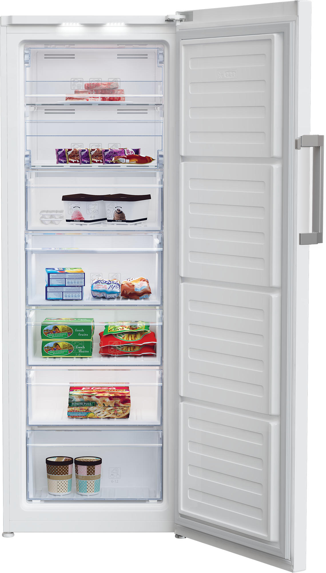 Beko FNE290E34WN freezer Upright freezer Freestanding – image 3