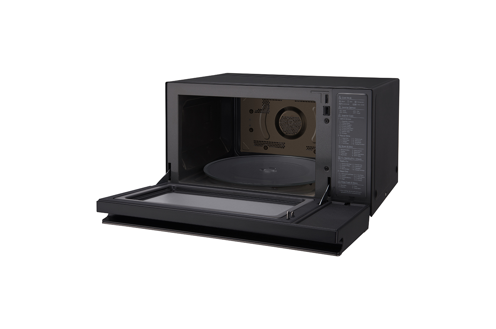 LG MJ3965ACT microwave Black, Stainless steel Combination microwave Countertop – image 5