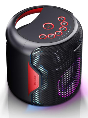 Sharp PS-921(BK) Portable Bluetooth Speaker - Black - image 1