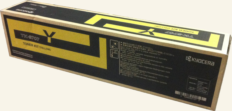 Kyocera TK-8707Y toner cartridge 1 pc(s) Original Yellow