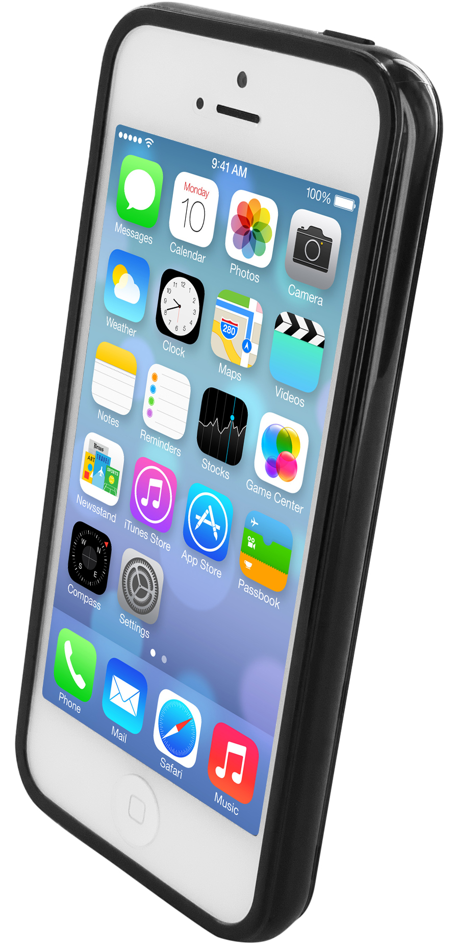 Mobiparts Classic TPU Case Apple iPhone 5, iPhone 5S, iPhone SE Black – image 2