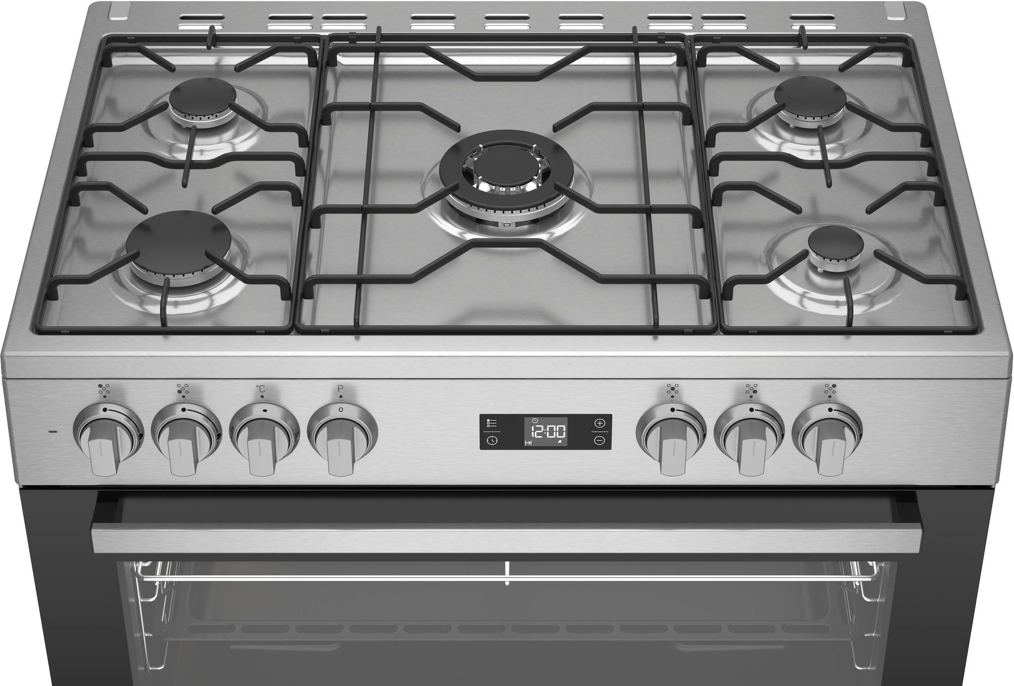 Beko GF15320DXNS cooker Range cooker Electric Gas Stainless steel – image 4