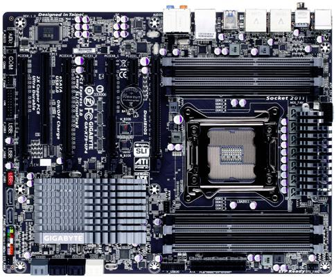 GIGABYTE GA-X79-UP4-LA motherboard Intel X79 LGA 2011 (Socket R) ATX – image 2