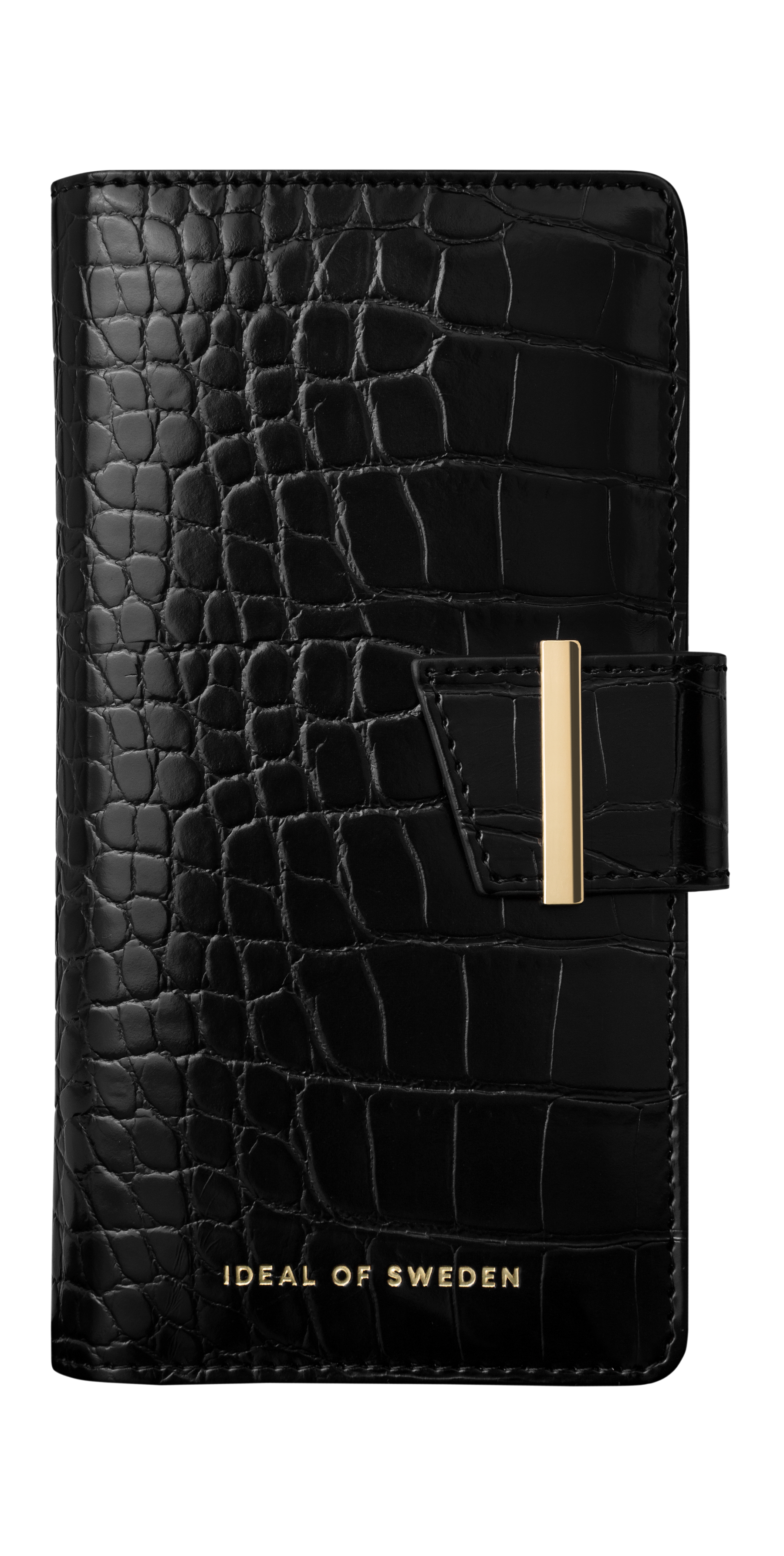 iDeal of Sweden Cora Phone Wallet iPhone 12 PRO MAX Jet Black Croc – image 6
