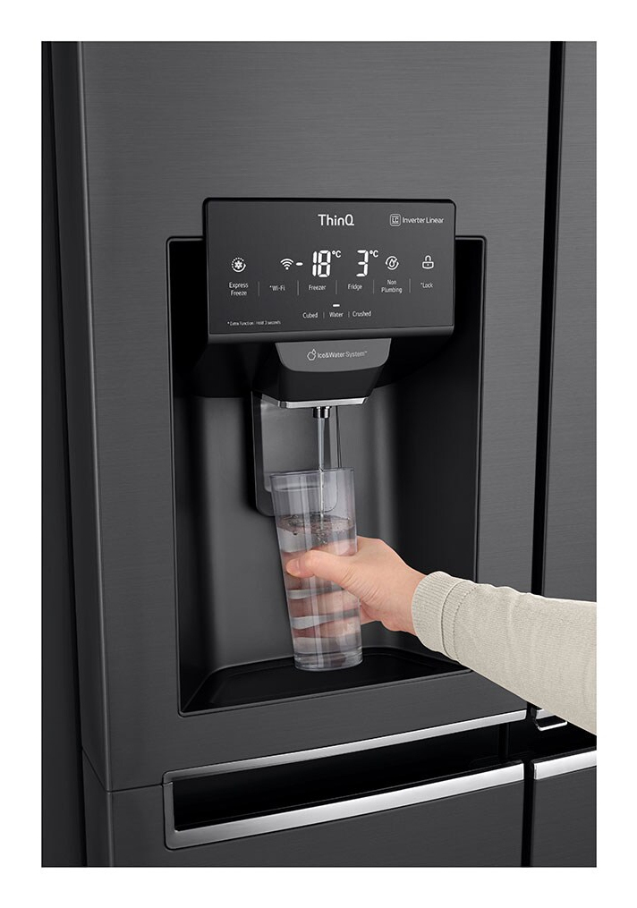 LG GSJ761MCEE side-by-side refrigerator Freestanding – image 9