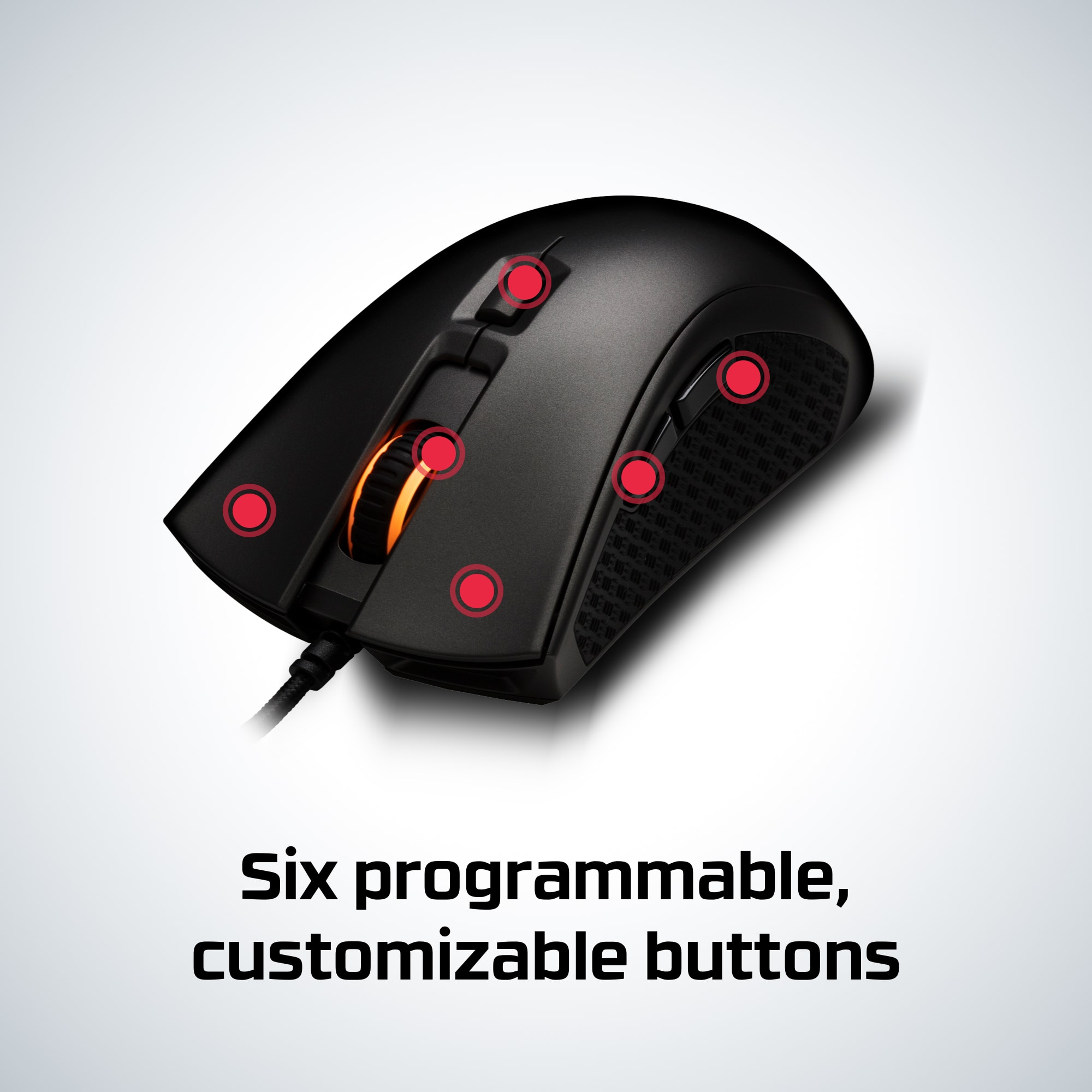 HyperX Pulsefire FPS Pro - Gaming Mouse (Gunmetal) – image 7