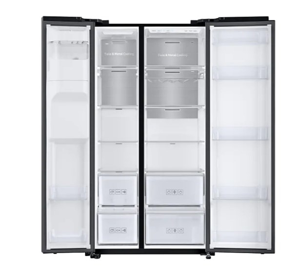 Samsung RS68N8241B1 side-by-side refrigerator Freestanding – image 2