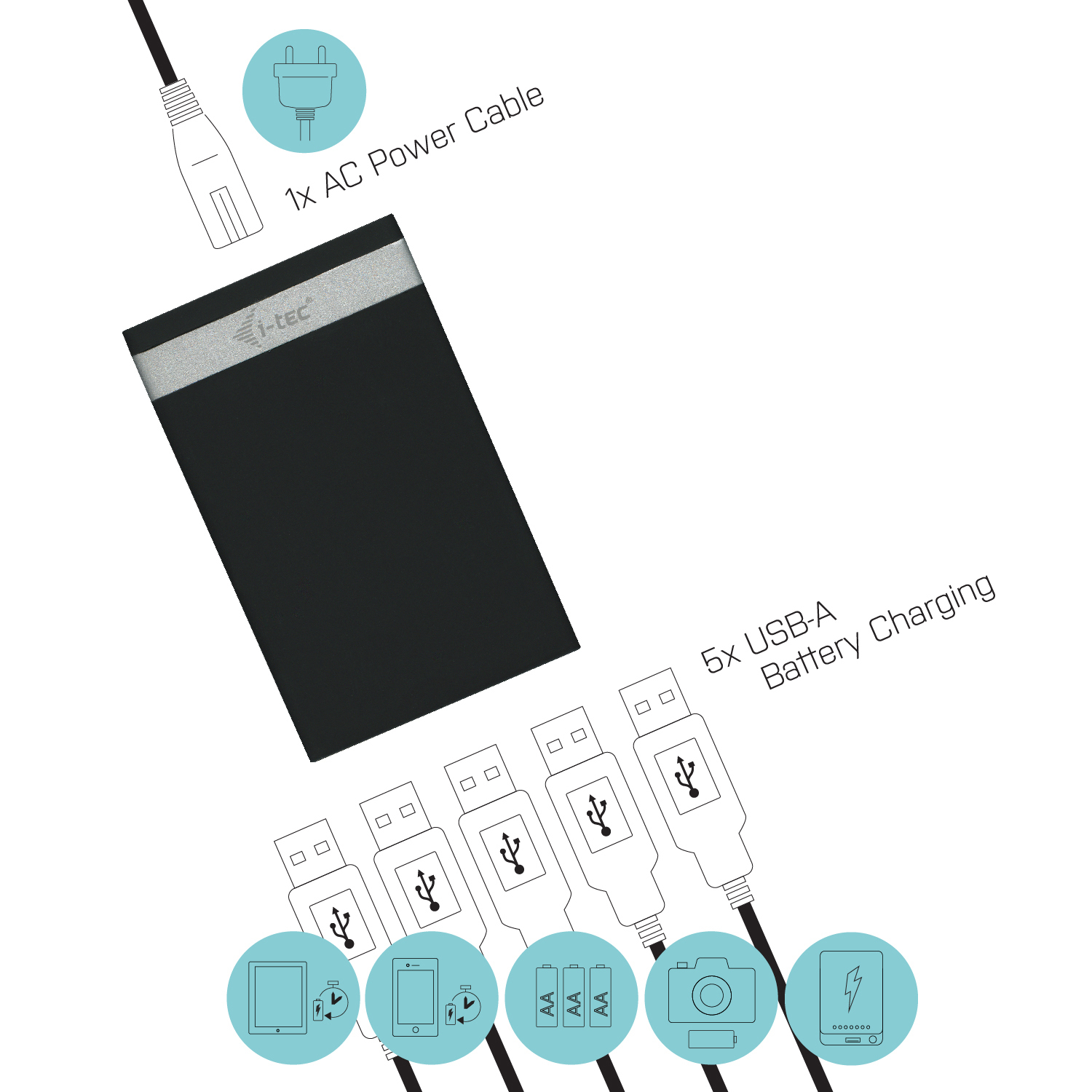i-tec USB Smart Charger 5 Port – image 6
