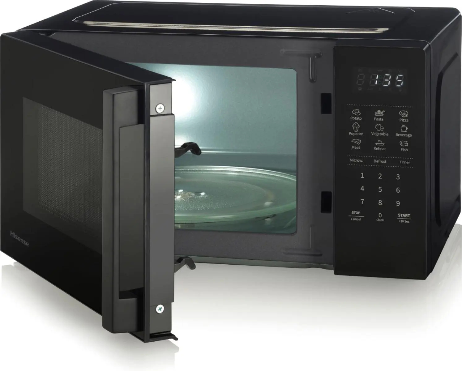 Hisense H20MOBS4H Black Solo microwave Countertop – image 5