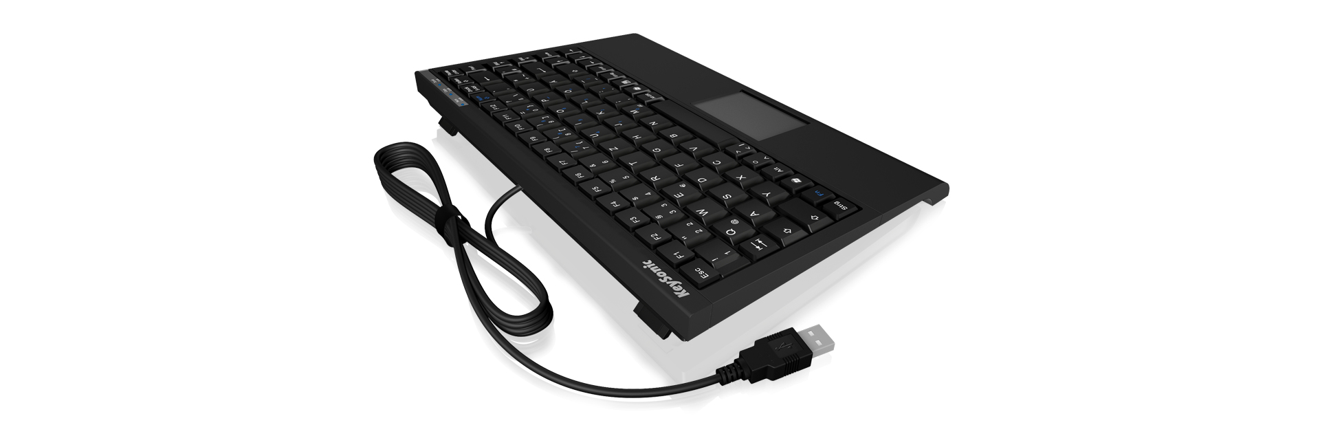 KeySonic ACK-540UEL keyboard USB German Black – image 4