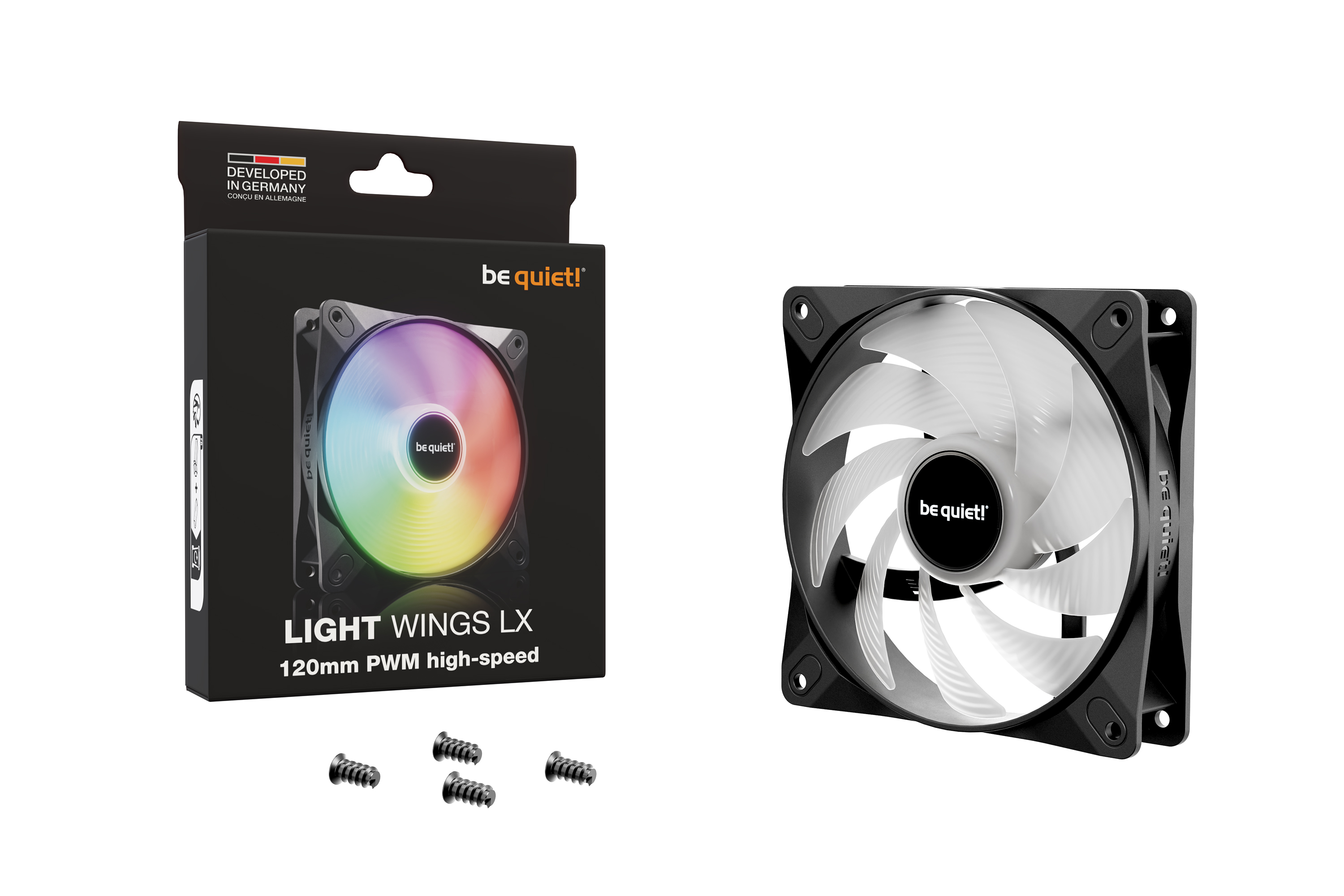 be quiet! Lüfter 120*120*25  Light Wings LX PWM high speed Lüfter