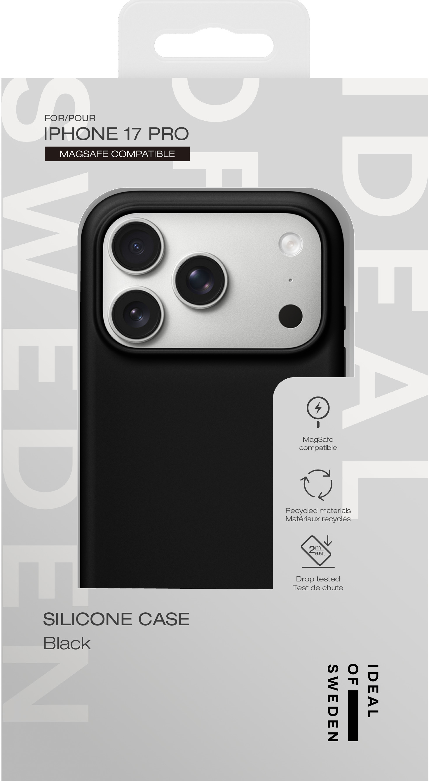 iDeal of Sweden Silicone Case MagSafe iPhone 17 Pro Black – image 5
