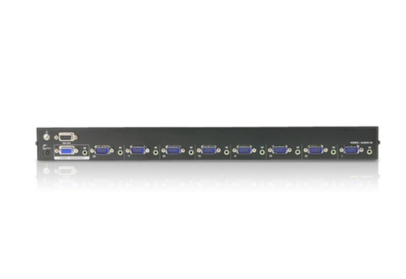 ATEN VS0801A-AT-E KVM switch Rack mounting Black – image 2