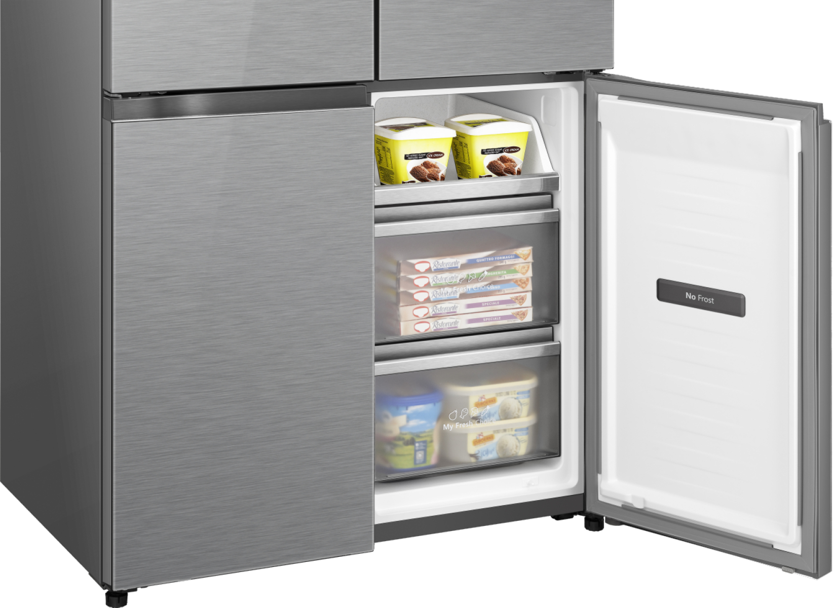 Hisense RQ5P605NSVE side-by-side refrigerator Freestanding – image 9