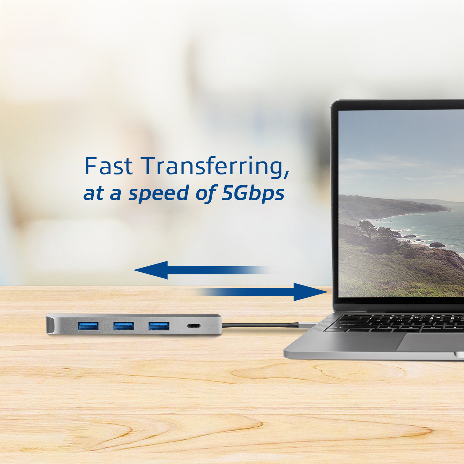 ACT AC7053 USB-C Hub 4 port and PD pass through – image 8
