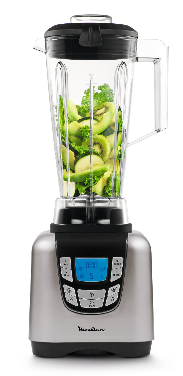 Moulinex LM935 2 L Tabletop blender 1500 W Black, Grey – image 1